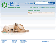 Tablet Screenshot of alarmcharms.com